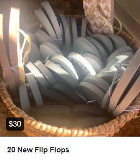 Dollar tree flip hot sale flops for wedding